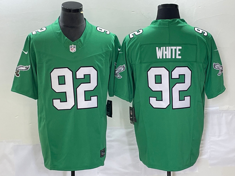 Men's Philadelphia Eagles Reggie White #92 Kelly Green Jersey